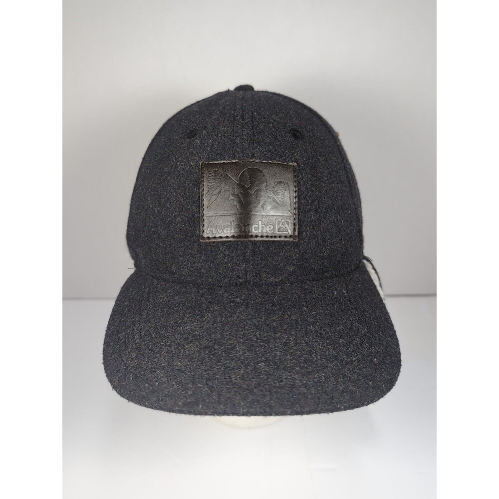 Avalanche Outdoor Supply Co Wool Cotton Blend Trapper Hat Cap Gray Sherpa OSFM